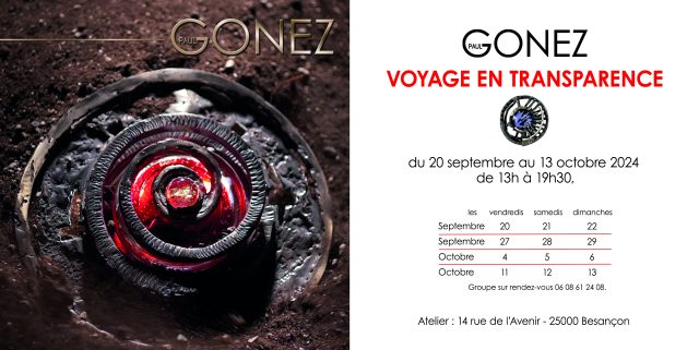 Affiche — Voyage en transparence — Exposition d’atelier