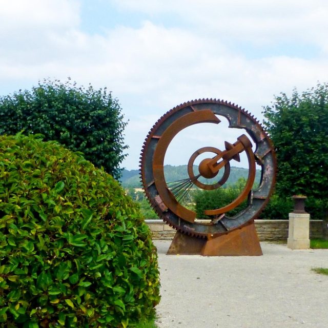 Engrenage du temps 04 — sculpture de Paul Gonez